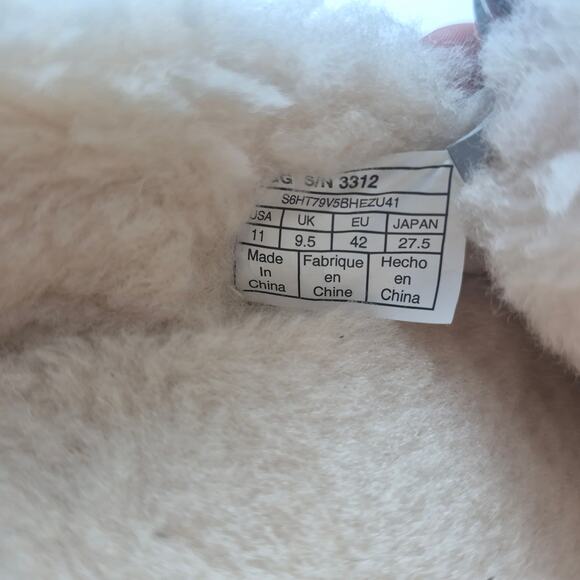 UGG Classic "Ansley" Grey Slippers Womens Size 11 - Picture 10 of 12